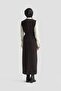 Belt Detailed Gilet Dress Black - 6