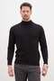Basic High Neck Regular Fit Knit Sweater - 2