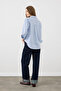 Relaxed Fit Cotton Shirt - Blue - 6