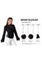 Women's Spanish Style Stylish Blouse with Lace and Ruffle Detail - 4