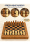 Wooden Foldable Chess Set 24X24 cm Portable with Magnetic Pawns - 4