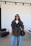 Baby Collar Belted Trench Coat - 2