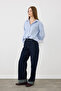 Relaxed Fit Cotton Shirt - Blue - 3
