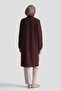 Pocket Detailed Basic Tunic Claret Red - 5