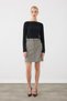 Houndstooth Mini Skirt - Green - 4