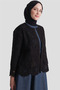 Openwork Guipure Jacket Black - 4