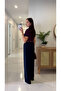 Pilas Dark Navy Blue Palazzo Trousers - 3