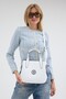 Italian Design 100% Genuine Leather Women's Hand and Shoulder Bag - Handcrafted Italian Style Crossbody Model - 3