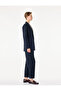 High-Waisted Viscose Blend Straight-Leg Cigarette Pants with Pockets and Belt - 3