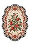 Aura Vintage Pomegranate Patterned Woven Base Decorative Carpet Auraplus46