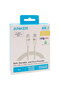 , USB-C to USB-C Cable, 6 Feet, Braided, 240W, White - 2