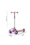 Kids Kick Scooters, with Flashing Wheel and Adjustable Height Foldable Scooter for Children, for 1-6 Years Boys and Girls Indoor Outdoor - 7