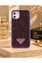 Shiny Diamond Rhinestone Diamond Sequin Glitter Lux Cover Case Compatible with iPhone 12 and 12 Pro (6.1 Inch)