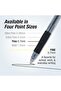 G2 Retractable Premium Gel Ink Roller Ball Pens, Fine Point, Black, 12-Pack (31020) - 5