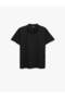 Comfortable Fit Short Sleeve Half Zipper Sports T-Shirt - 6