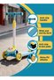 Children's Scooter Ride Led Light Flashing Wheel Adjustable Height Foldable Scooter Outdoor Activities For Boys Girls - 6