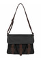 Olivia Black Brown Women's Daily Soft Leather Zippered Belted Cross Business School Briefcase Messenger Bag - 5