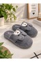 Bear with Ears Model Women's House Slippers - Warm and Fluffy Slippers with Noise-Free Soles - 5