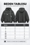 Women's Oversize Sunflower and Daisy Printed Hooded Sweatshirt with Kangaroo Pocket, Comfortable Fit, Casual Hoodie - 2