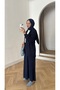 Women's flowy and hooded hijab tracksuit set - 3