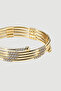 Five Row Spiral Bracelet - Gold - 2