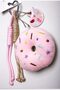 Pink Donut Detailed Multi-Charm Keychain Bag Clothing and Phone Accessory - 3