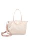 Women's Lightweight 3-Compartment Large Size Hand and Shoulder Bag Sand