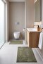 2-Piece Mabel Soft Bath Mat Set 60X100+50X60 cm Non-Slip Latex Base, Soft Surface, Washable - 3