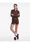 Slim Fit High Neck Long Sleeve Blocky Sports Sweatshirt