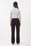 Adjustable Waist Elastic Wide Leg Sweatpants 1124 Black - 5
