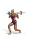 Kt7022-K Og Sp Tank Women's Bustier Claret Red - 5