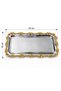 Flower Series Luxury Cast Metal Presentation and Serving Tray – Baton 34X18 cm - 2