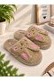 Rabbit with Ears Model Women's House Slippers - Warm and Fluffy Slippers with Noiseless Soles - 4
