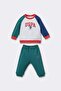 U.S. Polo Assn Baby Boy Printed 2-Piece Tracksuit Set Gray