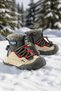 Anatomical Zippered Lace-Up Boys' Gray Casual Boots Shoes