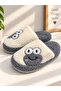 Frog Model Women's House Slippers - Warm and Fluffy Slippers with Noiseless Soles - 2