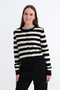 Striped Knitwear Cardigan H3569 - 2