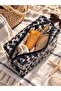Leopard Black Patterned Transparent Makeup Bag