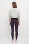 High Waist Wide Leg Pants 8543A Plum - 4