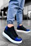 Rs267 - Gbt Roma Mirror Men's Boots Black/Sax Blue
