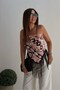 Tasseled Shawl Blouse Pudra - 6