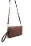 Brown - Brown Suede Women's Crossbody Bag Sp1291 - 3