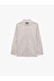 Regular Fit Cotton Classic Collar Long Sleeve Striped Poplin Shirt