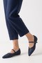 Ruth Women's Ballet Flats - Navy Blue - 6