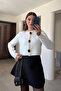 Premium New Season Buttoned Cardigan - Ecru - 4