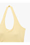 Slim Fit Open Back Halter Neck Sleeveless Sports Tank Top - 3