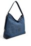 Navy Blue - Navy Blue Suede Women's Shoulder Bag Sp1285 - 2