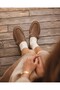 26K-001-40228 Genuine Leather Buckle Detail Loafer Shoes for Women - 3
