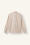 I5270Axer83 Ecru Boxy Fit Classic Collar Striped Chest Printed Cotton Long Sleeve Shirt - 2