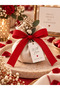 Red Linen Ribbon 2.5 cm – 1 Roll 20 Meters – Decorative Bow, Gift Wrapping, Embellishment, and Textile Accessory Ribbon - 5